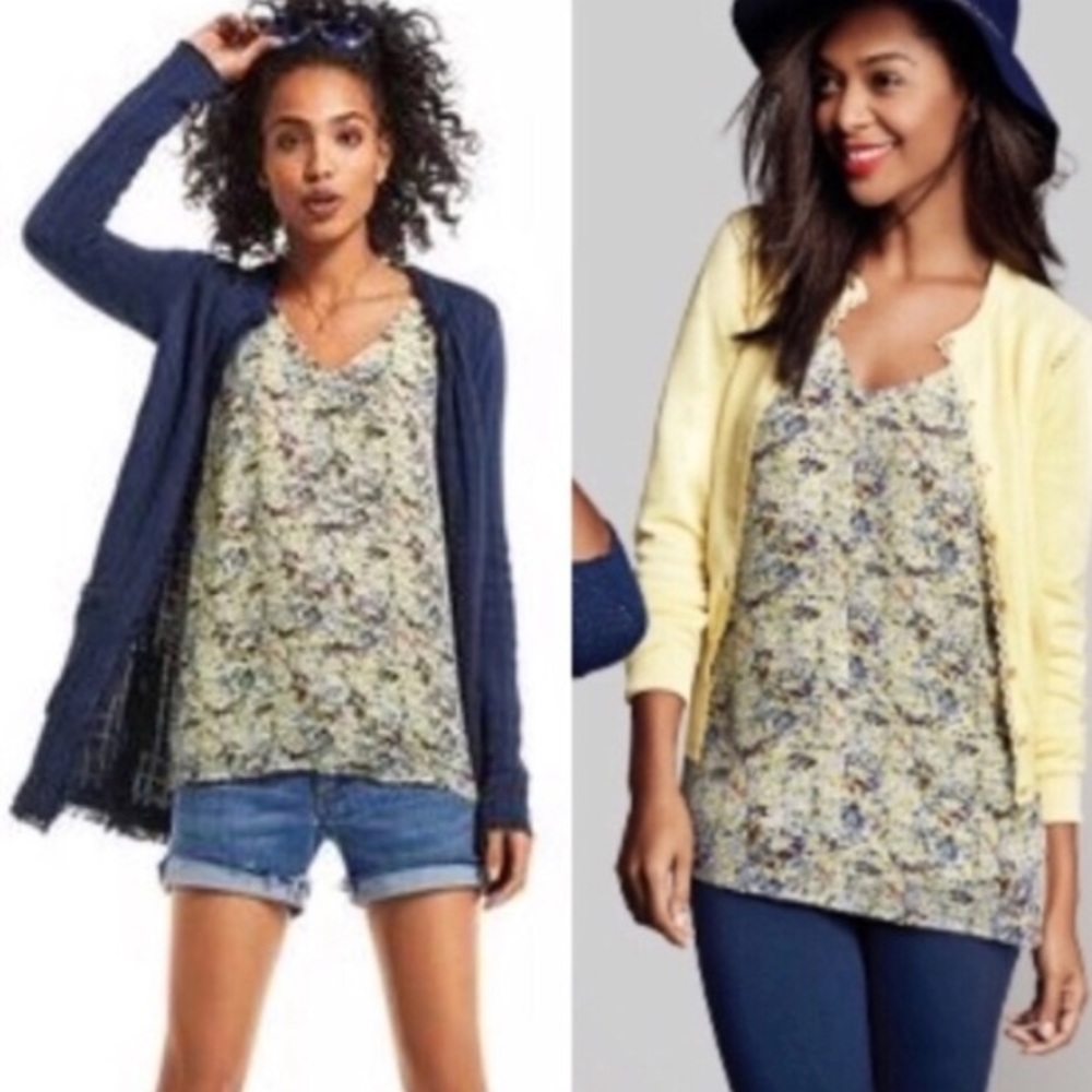 CAbi Floral Scatter Print Cami